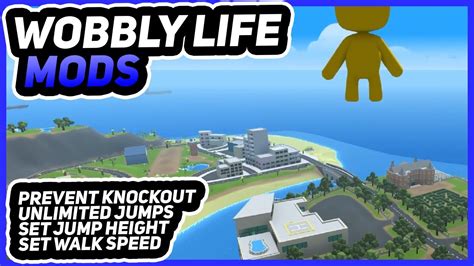 Wobbly Life Mods (Prevent Knockout, Unlimited Jumps, Set Speed + More ...