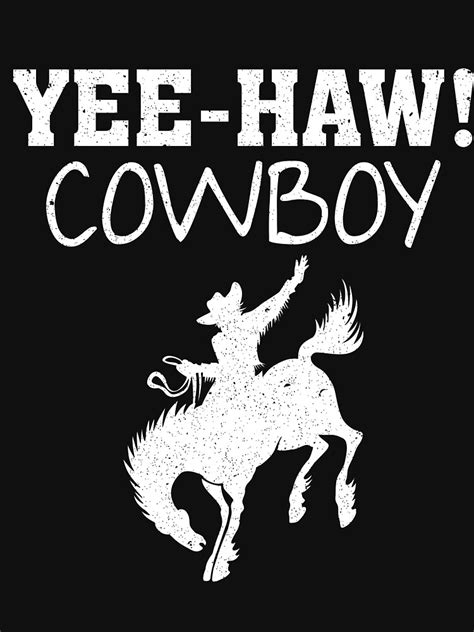 "YEE-HAW! COWBOY Funny" Pullover Sweatshirt by BiTee | Redbubble