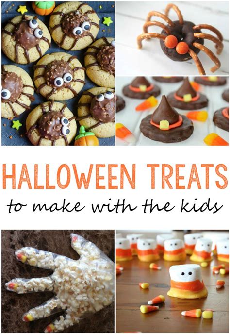 25 Cute Halloween Treats to Make With Your Kids - Pick Any Two