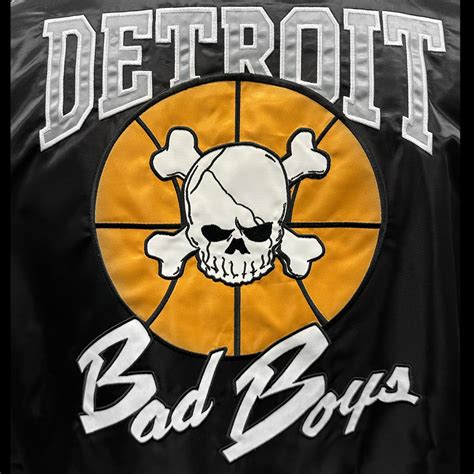 Detroit Bad Boys Satin Jacket - Vintage Detroit Collection