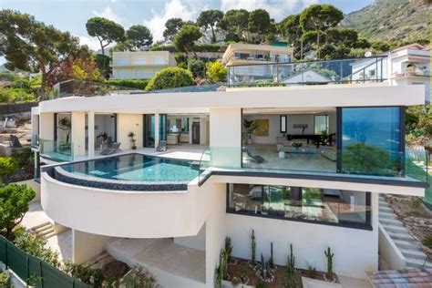 A Sumptuous Villa in the French Riviera | Independent house, Contemporary villa, Architecture