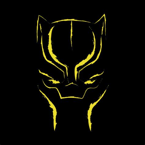 Black Panther Mask: Gold - Black Panther - Pillow | TeePublic