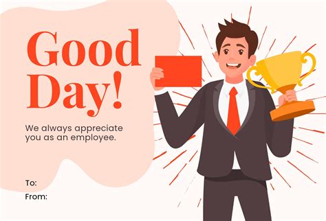 Employee Appreciation Cards Templates