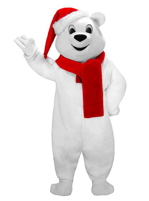 Christmas Bear Mascot - maskworld.com