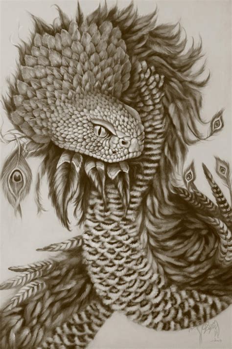 10 - Mayan God Quetzalcoatl,The Feathered Serpent- by Catalina-Diaz on DeviantArt