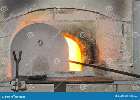 Glass furnace stock image. Image of handmade, furnace - 26682667