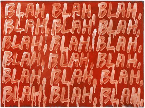 Blah, Blah, Blah, 2008 - Mel Bochner - WikiArt.org