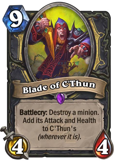 Blade of C'Thun - Hearthstone Top Decks