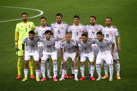 Georgian national team in historic football match - JAMnews