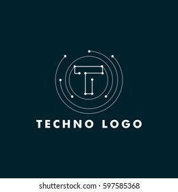 Techno Logo Vector (.EPS) Free Download