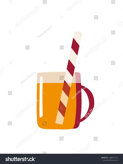 Apple Cider Mug Vector Clipart Cup Stock Vector (Royalty Free ...