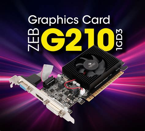 Zebronics ZEB-G210 1GD3- Graphics Card