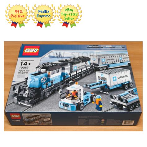 LEGO 10219 Creator Expert Maersk Train 1234 pieces / New Sealed Box ...