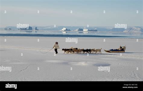 Qaanaaq Greenland April 2006 Stock Photo - Alamy