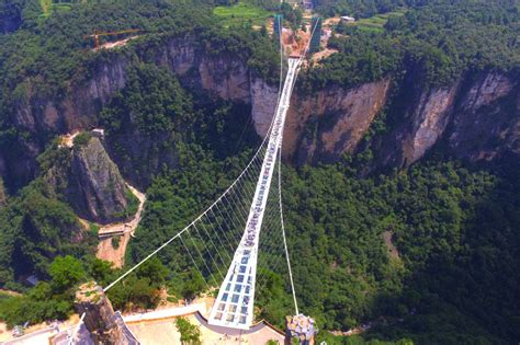 Chinese glass bridge, world's longest, closes | ABS-CBN News