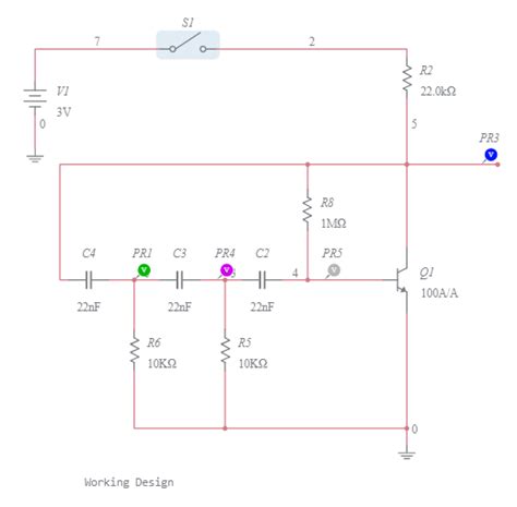 RC Oscillator Circuit 2 - Multisim Live