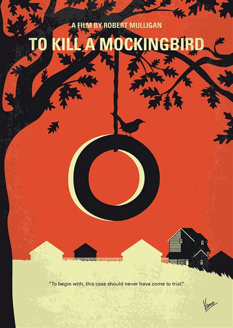 No844 My To Kill a Mockingbird minimal movie poster Digital Art by ...