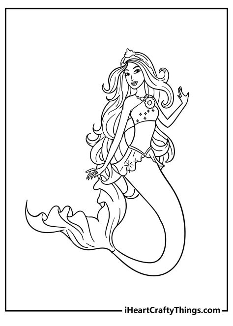 barbie mermaid coloring pages best coloring pages for kids - barbie ...