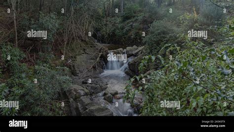 Waterfall on a mountain stream Stock Photo - Alamy