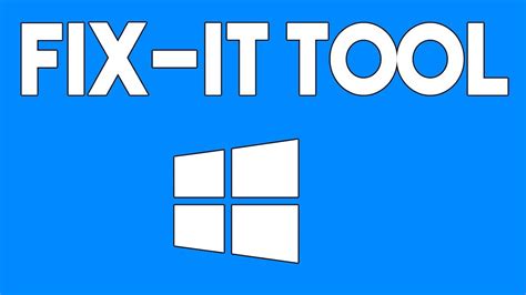 How To Use a Fix-it tool with Windows 10 - YouTube