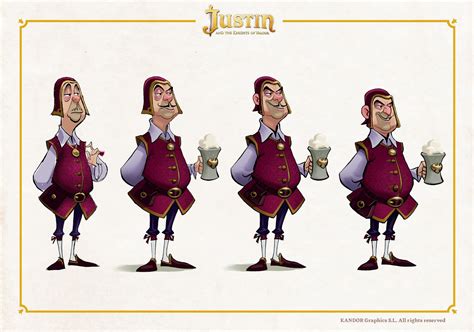 OSOKARO: JUSTIN AND THE KNIGHTS OF VALOUR XVII: POSADERO CHARACTER DESIGN