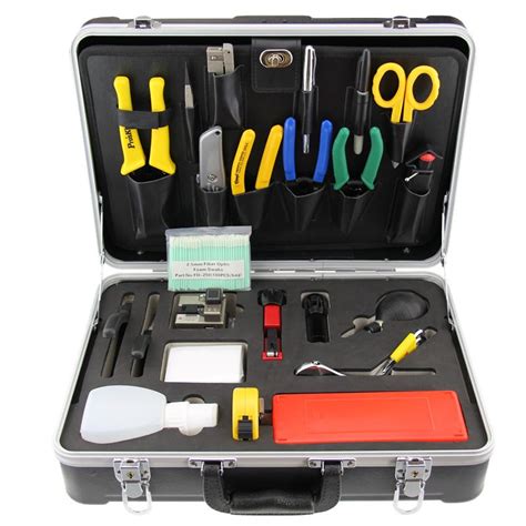 Deluxe Fiber Optic Fusion Splicing Tool Kit, FTTH , FTTB, FTTC, FTTO ...