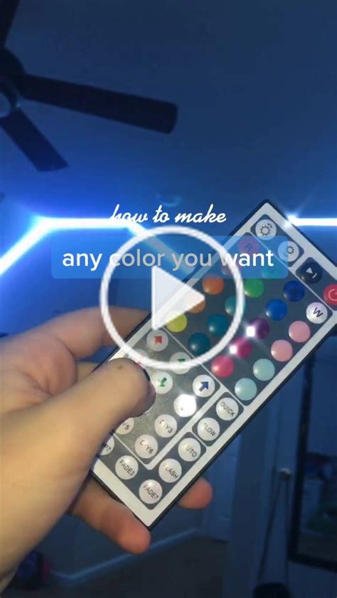 led lights 🦋(@ledlight.tips) on TikTok: how to make any color you want ...