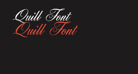 Quill free Font - What Font Is