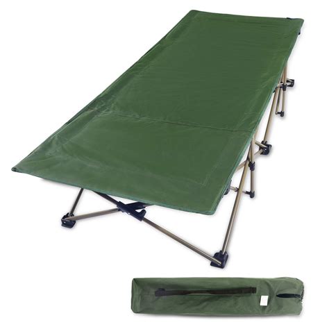 REDCAMP Camping Cots for Adults, Folding Cot Bed, X-Large Oversize and Easy Portable Wide Cot ...