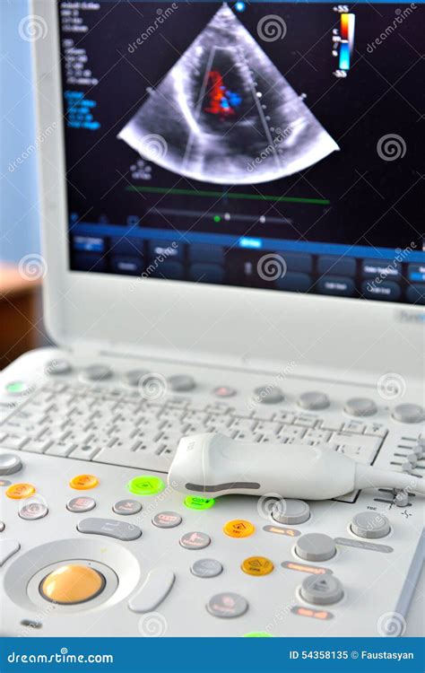 Ultrasound machine stock image. Image of comparison, health - 54358135