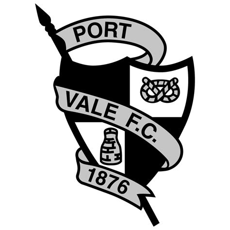 Port Vale FC Logo Black and White – Brands Logos