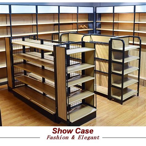 Supermarket Racks Wall Wooden Shelves Convenience Store Supplies ...