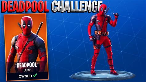 The Deadpool Challenge in Fortnite! - Fortnite Battle Royale DEADPOOL ...