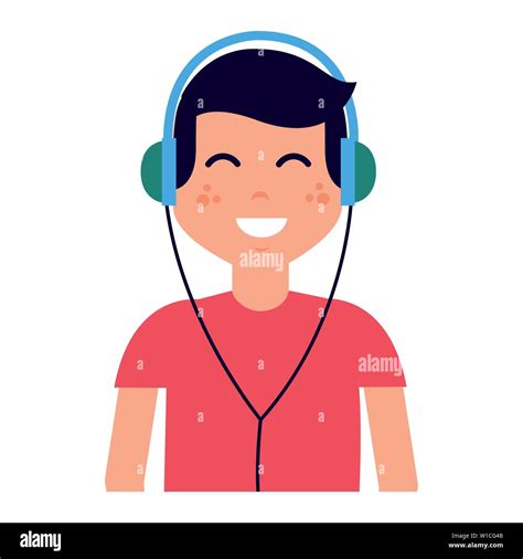 people listening music Stock Vector Image & Art - Alamy