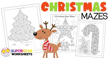 Free Christmas Maze Printables - Free Printable Templates