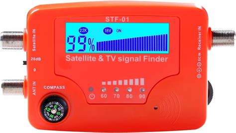 2 in 1 Satellite and TV Signal Finder LCD Digital Satellite Finder ...