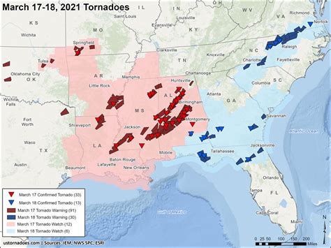 March 17-18, 2021 tornado outbreak - ustornadoes.com