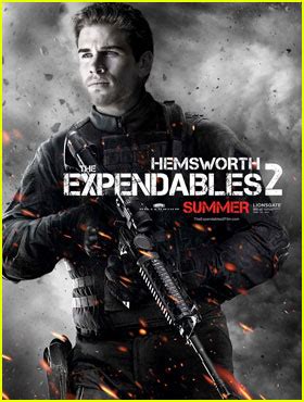 Liam Hemsworth: ‘Expendables 2′ Character Posters! | Bruce Willis, Chuck Norris, Jason Statham ...