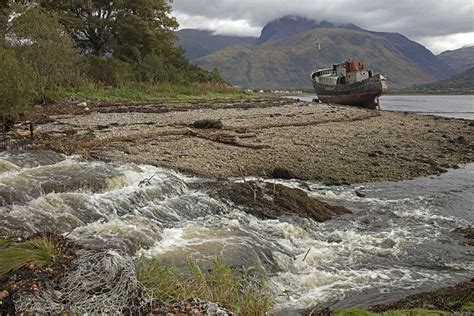 Beached at Corpach - Fort William Scotland by VincentChristopher | ePHOTOzine