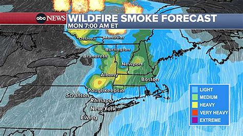 Wildfire smoke map: Where poor air quality is expected in US this week ...