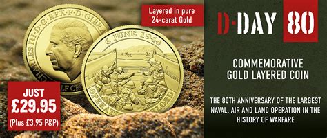 The 80th Anniversary of the D-Day Landings Coin