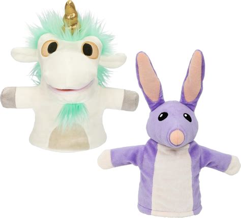 Bluey 2-Pack of Plush | Unicorse and Bob Bilby Puppets | Perfect Sized ...