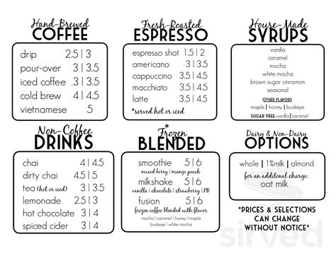 Connections Cafe menu in Columbus, Ohio, USA