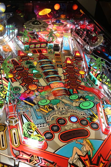 Attack From Mars! Remake Special Edition | Pinball art, Pinball, Retro arcade