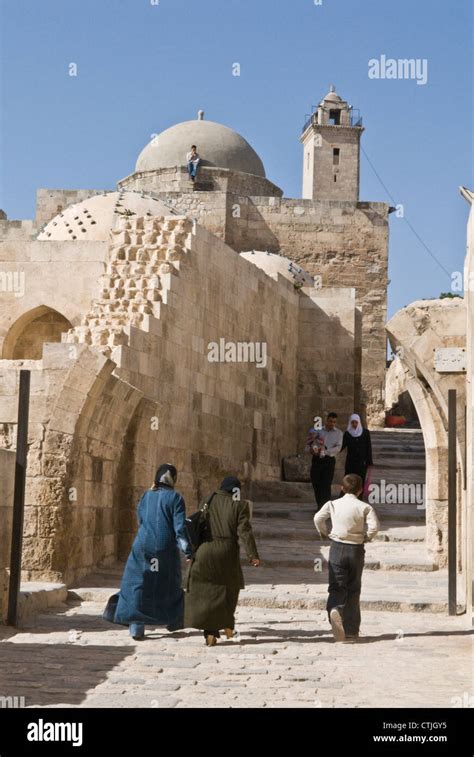 Inside the Citadel, Aleppo, Syria. UNESCO World Heritage Site Stock ...