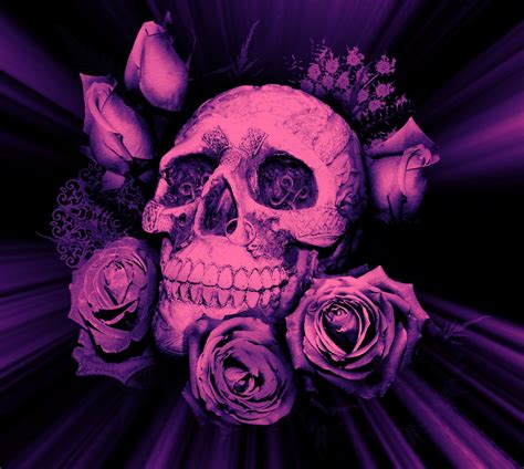 Purple Skull Wallpapers - Top Những Hình Ảnh Đẹp