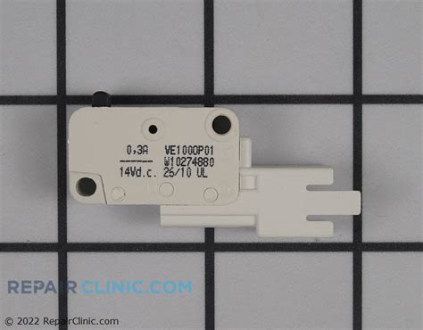 Whirlpool Dishwasher Door Switch Replacement #W10274880