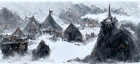 ArtStation - Nordic village