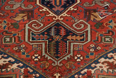 Antique Persian Heriz Rug 7' x 9'