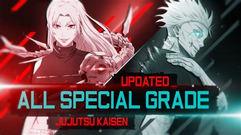 All Special Grade Sorcerers - Jujutsu Kaisen [POWER LEVELS] [60FPS] [SPOILERS] - YouTube